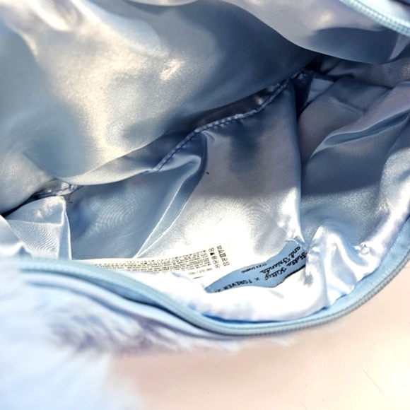 NEW Hello Kitty and Friends x Forever 21 Blue Faux Fur Hello Kitty Handbag - Picture 8 of 8